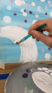 17K views · 108 reactions | [clip] Painting the snowman shape ☃ #paintingideas #beginnerart #artsandcrafts #kidspainting | Emily Seilhamer Art | Facebook