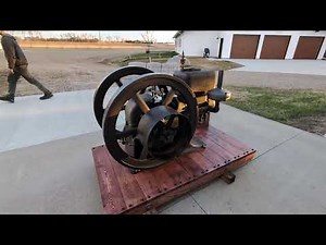 6 HP Root and VanDervoort Short Side Shaft Stationary Engine