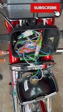Secure Theft Switch Installation for Honda CG 125 Motorcycle | Anti-Theft System Wiring & Setup |