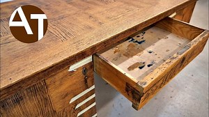 20K views · 618 reactions | What a Beautiful Restoration of an Ugly Desk 朗 #restoration #diyhomedecor #diy Full Video here : https://www.youtube.com/watch?v=i8AKTI82nkY | AT Restoration | Facebook