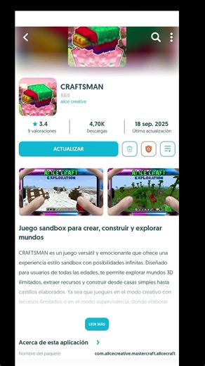Tutorial para descargar Craftsman 1.20!😎 #minecraft #craftsman