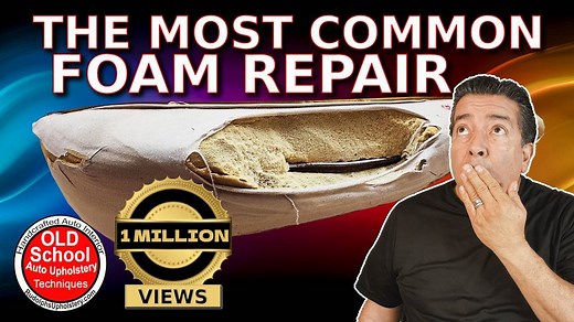 Fix Foam And Reupholster Car Seats Like A Pro | Foam Repair Diy