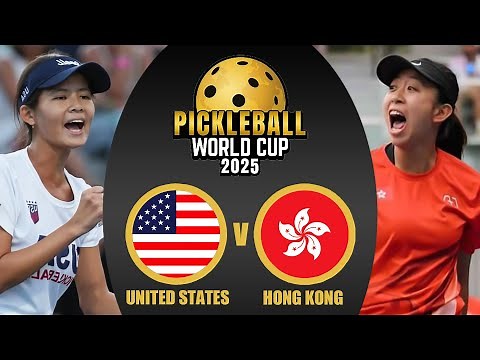 USA vs Hong Kong | Pickleball World Cup 2025 Final | Women’s, Men’s & Mixed Doubles Highlights