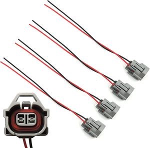 [Hot Item] Fuel Injector Connector Electrical Pigtail Plug Replacement for Mazda Mitsubishi Nissan Toyota