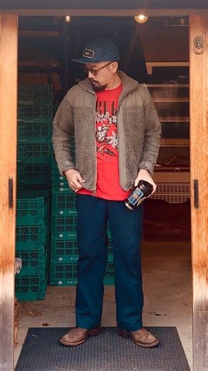 fleece jacket outfit / フリースジャケットコーディネート #ootd