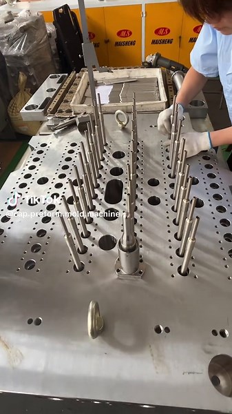 72 cavities preform mold core assembly #preformmould