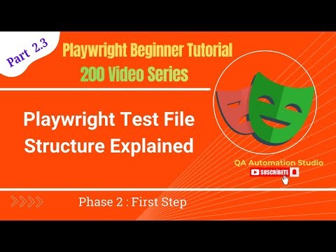 Playwright Test File Structure Explained | tests Folder & .spec.js | Part 2.3#playwrightutorial