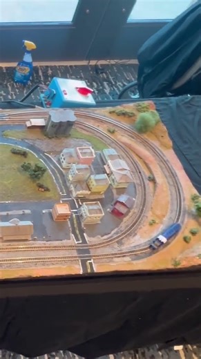 Z scale layout #zscale #layout #train #modeltrainexhibition