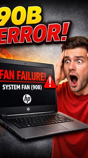 How to Actually Fix HP Laptop Fan 90B #hp #diy #shorts