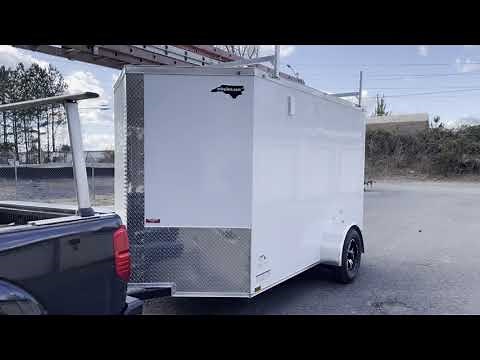 Picking up my 6x10 enclosed trailer with 5' KMW gutter machine
