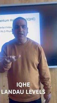 Origin of land levels, integral quantum Hall effect