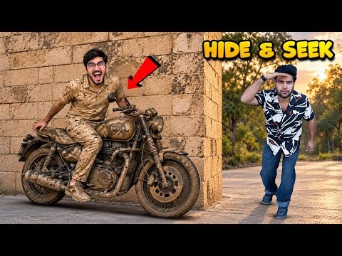 Hide & Seek Challenge On Bike | बाइक पे लुका छुपी का खेल | Winner Gets Party