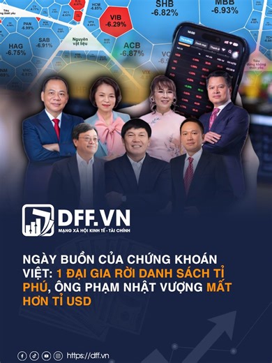 Ngày buồn của tỷ phú Việt: Đại gia rời danh sách tỉ phú