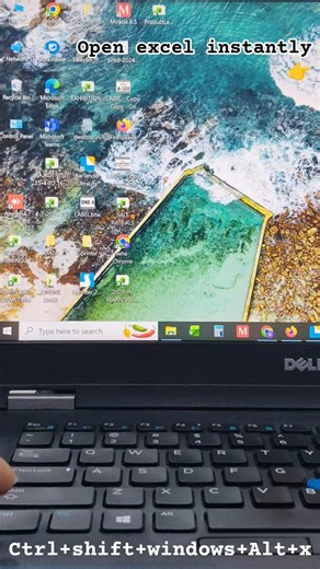open excel instantly 👉Ctrl+shift+windows+Alt+x