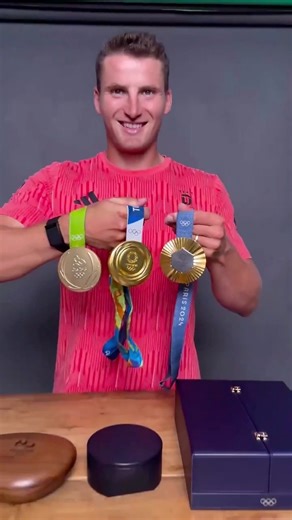 137K views · 416 reactions | We could watch gold medal unboxing videos all day long. 磊 #ParisOlympics ( IG/tom.liebscher) | NBC Olympics & Paralympics | Facebook