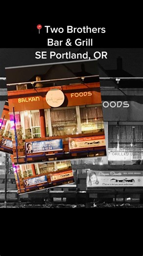 If you’re in Portland and love Mediterranean food… don’t skip this spot 👀🍽️ Two Brothers Bar & Grill has been one of my absolute favorites for almost a decade — and I’ve never had a bad meal there. It’s a small, cozy, family-owned gem in SE Portland serving homemade Balkan dishes made with simple, authentic ingredients. Nothing fancy — just real, flavorful comfort food done right 🤍 You HAVE to try their chevapi bread — fresh, warm, and packed with flavor. The kababs are perfectly seasoned and