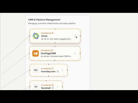 Architect Node Interactions: Instant Tech Stack Management