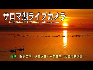 [LIVE]【サロマ湖ライブカメラ】(夕日、アオサギ、白鳥、アザラシ、漁船) 北海道北見市常呂町より Lake Saroma Livecamera Hokkaido,Tokoro (FullHD)