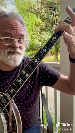 Learn Hammer On Technique in Bluegrass Banjo Lesson 4