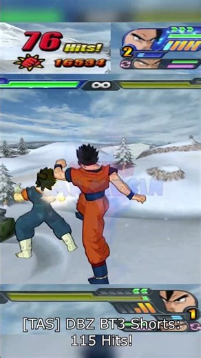 [TAS] DBZ BT3 Shorts: 115 Hits!