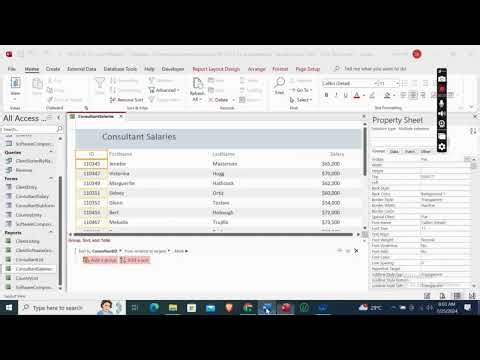 Access 2019 | Module 7: SAM Project 1a Global Human Resources Consultants #newperspectives