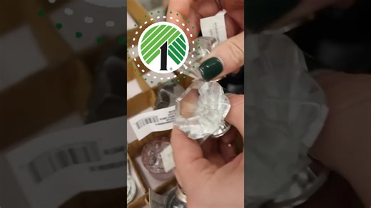 She did this with Dollar Tree crystal knobs?😍 #dollartree #homehacks