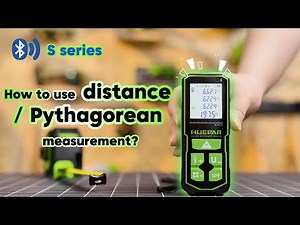 How to Use Indirect Measurement (Pythagoras) on Huepar Laser Distance Meter
