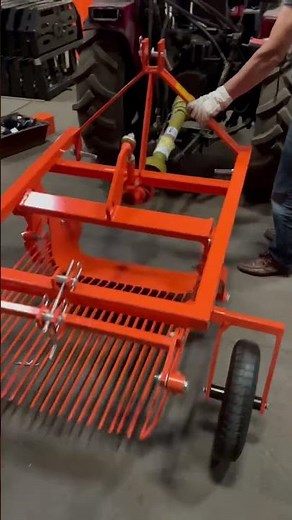 Three point hitch tractor PTO driven potato digger/harvester