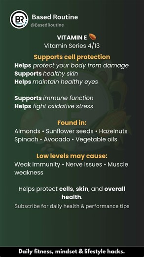 Vitamin E — What It Actually Does for Your Body #vitamine #shorts