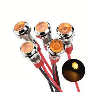 [Hot Item] 6mm LED Indicator Light Miniature Size Housing Indicator Lamp Compact Installation