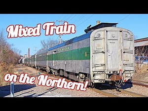 "Mixed Train" and More Rail Action in Burlington, Vermont