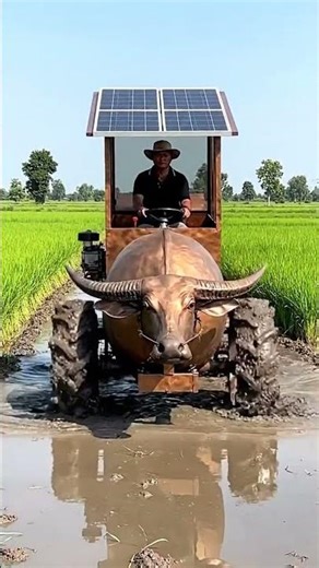 Innovative Thai Solar Cell Robot Buffalo: Future of Farming
