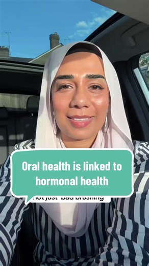 Oral health is linked to hormonal health and MUST be a part of the conversation when it comes to women’s health So it’s not in your head, if you are experiencing Dry mouth, more cavities, gums that bleed for no reason, changes to taste, crave sugar, mouth feels less slippery and burning tongue - link it to the cycles and look a little deeper for other women’s health issues