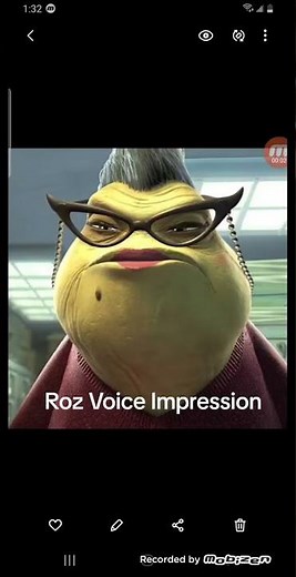 Roz Voice Impression From Disney