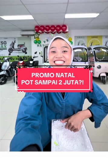 Potongan harga sampai 2 juta spesial Natal⁉️🔥#saige #viral #fyp #viralvideo #sepedalistrik