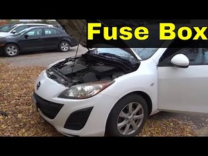 Fuse Box Locations On A Mazda 3-Tutorial