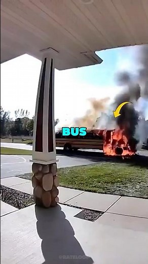 22 Kids in a Burning School Bus... A Mom Stepped In ❤️ #shorts