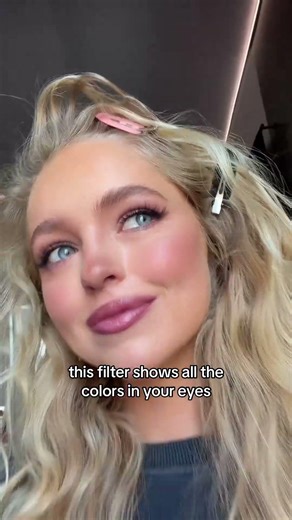 this filter shows all the colors in your eyes
