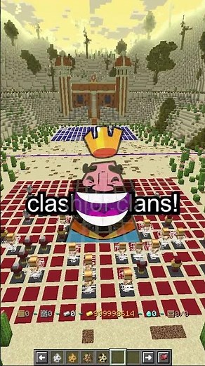 Clash of Clans, but in Minecraft?!?! #minecraftmaps #minecraft #minecraftshorts