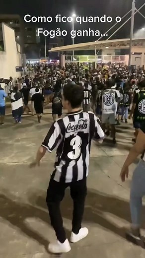 Comemoração Apoteótica: Torcida do Botafogo Dançando Após a Vitória
