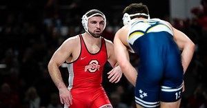 Sammy Sasso wins 100th wrestling match for Ohio State