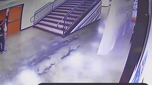 Video here shows Devon Erickson and Alec Mckinney on their way to room 107 after they met up at the office, towards the end Alec went in the south door of the class while Devon went to the north