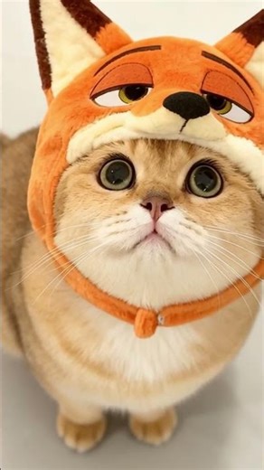 The Little Hat Hero 🐱🎩✨ #cuteanimals #petshorts #babykittens