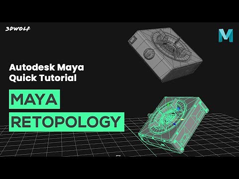 Maya Automatic Retopology Tutorial | Auto Retopology in Maya for Beginners