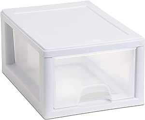 Sterilite Corp. 20518006 Sterilite Stackable Storage Drawer 12 7/8" D x 8 7/8" W x 6" H