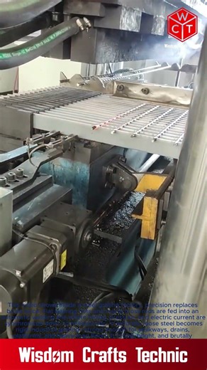 Steel Grating Factory: Automatic Metal Grating Welding Machine in Action