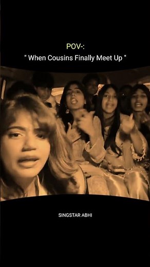 💃🏻✨ The Once In A Year Meetup 😭❤️ | When Cousins Finally Meet Again 🚗🎶 #Shorts #ViralShorts