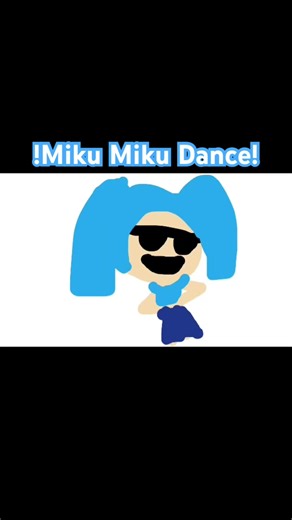 Miku Miku dance! #dance #miku #art #animation #short #shorts /CinnamynArt