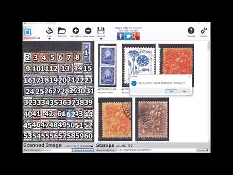 StampScan - scan stamp pages and crop automatically
