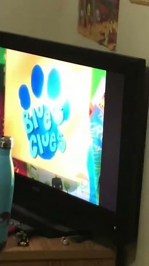 Nick Jr. Blues clues (Blue’s senses) Giraffes rare Nickelodeon logo!